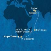 South Africa, Mauritius, Oman, United Arab Emirates