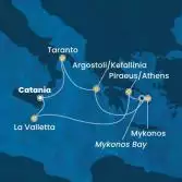 Italy, Greece, Malta