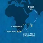 United Arab Emirates, Mauritius, South Africa