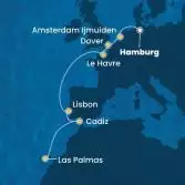 Germany, England, France, Portugal, Spain, Canary Islands