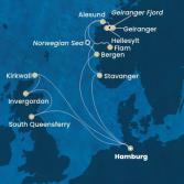 Germany, England, Scotland, Norway