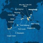 China, Vietnam, Singapore, Malaysia, Sri Lanka, Maldives, Mauritius, South Africa