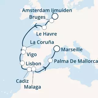 Belgium, France, Spain, Portugal, Balearic Islands