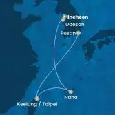 South Korea, Japan, Taiwan