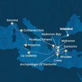 Turkey, Greece, Malta, Italy