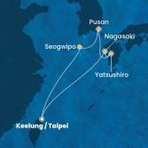 Taiwan, South Korea, Japan