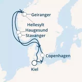 Germany, Denmark, Norway