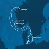 Germany, Denmark, Norway