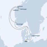 Germany, Denmark, Norway