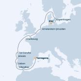 Germany, Denmark, France, Spain, Portugal, Gibraltar