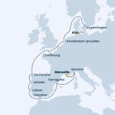 Germany, Denmark, France, Spain, Portugal, Gibraltar, Italy