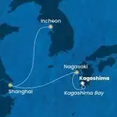 Japan, China, South Korea