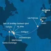 France, Portugal, Spain, Canary Islands, Antilles, Virgin Islands