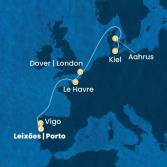 Portugal, Spain, France, England, Denmark, Germany