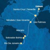 Portugal, Canary Islands, Cape Verde, Brazil
