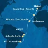 Portugal, Canary Islands, Cape Verde, Brazil