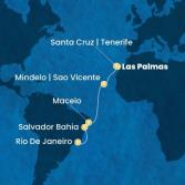 Canary Islands, Cape Verde, Brazil