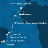 Canary Islands, Cape Verde, Brazil