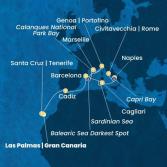 Canary Islands, Spain, France, Italy