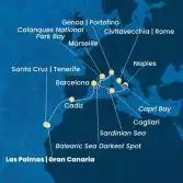 Canary Islands, Spain, France, Italy