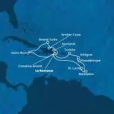 Dominican Republic, Jamaica, Turks Islands, Antilles, Virgin Islands