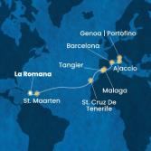 Dominican Republic, Antilles, Canary Islands, Morocco, Spain, Corsica (France), Italy