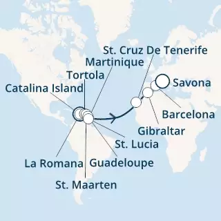 Dominican Republic, Virgin Islands, Antilles, Canary Islands, Gibraltar, Spain, Italy