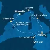 France, Spain, Tunisia, Italy