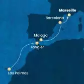 France, Spain, Morocco, Canary Islands