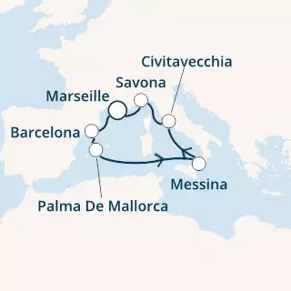 France, Spain, Balearic Islands, Italy