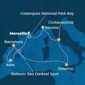France, Balearic Islands, Spain, Italy