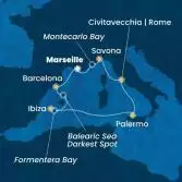 France, Spain, Balearic Islands, Italy