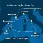 France, Balearic Islands, Spain, Italy