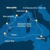 France, Spain, Balearic Islands, Italy