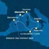 France, Italy, Tunisia, Spain