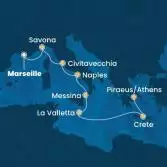 France, Italy, Malta, Greece