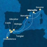 France, Italy, Spain, Gibraltar, Morocco