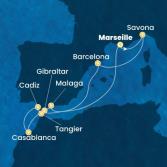 France, Italy, Spain, Gibraltar, Morocco