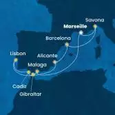 France, Italy, Spain, Portugal, Gibraltar