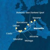 France, Italy, Spain, Portugal, Gibraltar