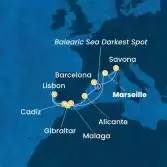 France, Italy, Spain, Portugal, Gibraltar