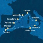 France, Italy, Tunisia, Morocco, Spain