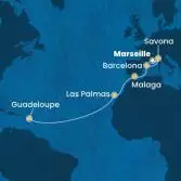 France, Italy, Spain, Canary Islands, Antilles