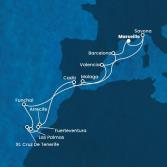 France, Italy, Spain, Madeira , Canary Islands