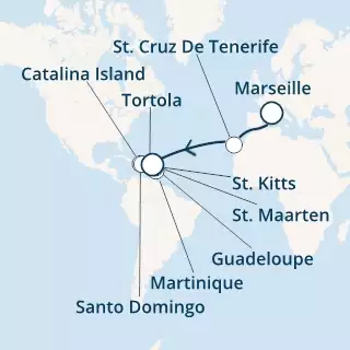 France, Canary Islands, Antilles, Dominican Republic, Virgin Islands