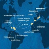 France, Spain, Gibraltar, Canary Islands, Antilles, Virgin Islands