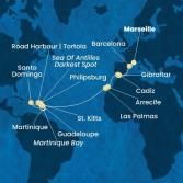 France, Spain, Gibraltar, Canary Islands, Antilles, Virgin Islands
