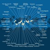 France, Spain, Portugal, The Azores, United States, Florida (USA), Panama, Mexico, USA, Hawaii, New Zealand, Australia, Japan