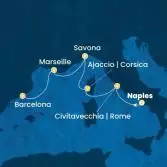 Italy, Corsica (France), France, Spain