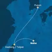 Japan, Taiwan, South Korea